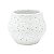 VASO DECORATIVO CERÂMICA BRANCO 15x11cm - Imagem 2