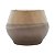 VASO DECORATIVO CERÂMICA MARROM/DOURADO 15x11cm - Imagem 2