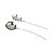 CJ 2PC AÇO INOX P/MASSA KYOTO INOX/OFF WHITE - Imagem 1