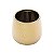 VASO DECORATIVO CERÂMICA DOURADO 16x13cm - Imagem 2