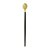 COLHER AÇO INOX BAILARINA KYOTO DOURADO/PRETO 30cm - Imagem 2