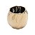VASO DECORATIVO CERÂMICA DOURADO 20x18cm - Imagem 1