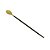 COLHER AÇO INOX BAILARINA KYOTO DOURADO/OLIVA 30cm - Imagem 2