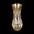 VASO CRISTAL LYS ÂMBAR 6x4x15cm - Imagem 2