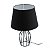 ABAJUR METAL BIVOLT PRETO 31x47cm - Imagem 1