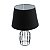 ABAJUR METAL BIVOLT PRETO 31x47cm - Imagem 3