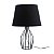ABAJUR METAL BIVOLT PRETO 31x47cm - Imagem 2