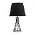 ABAJUR METAL BIVOLT PRETO 27x47cm - Imagem 2