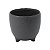 VASO DECORATIVO CERÂMICA CHUMBO 17x16cm - Imagem 2