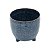 VASO DECORATIVO CERÂMICA AZUL 17x16cm - Imagem 1
