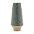 VASO DECORATIVO CERÂMICA VERDE 14x29cm - Imagem 3