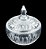POTICHE DECORATIVA CRISTAL QUEEN 11x12cm - Imagem 4