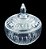 POTICHE DECORATIVA CRISTAL QUEEN 11x12cm - Imagem 3