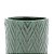 VASO DECORATIVO CERÂMICA VERDE 25x11cm - Imagem 4