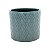VASO DECORATIVO CERÂMICA AZUL 17x15cm - Imagem 2