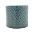 VASO DECORATIVO CERÂMICA AZUL 17x15cm - Imagem 3