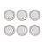 CJ 6 PRATOS DE PORCELNA P/JANTAR FLORIDO SUPER WHITE 27 cm - Imagem 5