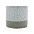VASO DECORATIVO PORCELANA CINZA 14x14cm - Imagem 1