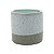 VASO DECORATIVO PORCELANA CINZA 11x11cm - Imagem 2