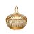 POTICHE DECORATIVO CRISTAL QUEEN ÂMBAR 14x15cm - Imagem 1