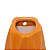 VASO DECORATIVO PORCELANA SUSPENSO LARANJA 10x8x14cm - Imagem 3
