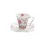 CJ 6 XÍCARAS CAFÉ PORCELANA WEDDING 100ml - Imagem 1