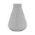 VASO DECORATIVO PORCELANA CINZA 12x17cm - Imagem 2