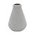 VASO DECORATIVO PORCELANA CINZA 12x17cm - Imagem 1