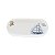 PRATO OVAL DE PORCELANA BOAT 23x10cm - Imagem 1