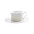 CJ 6 XÍCARAS CHÁ PORCELANA C/PIRES LIMOGES ANDALOUS 220ml - Imagem 1