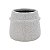 VASO DECORATIVO PORCELANA CINZA 11x9cm - Imagem 3