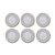 CJ 6 PC PRATOS PORCELANA P/SOBREMESA LIMOGES TAPIS 23cm - Imagem 5