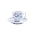 CJ 6 XÍCARAS CAFÉ PORCELANA C/PIRES LIMOGES AUTUMN 100ml - Imagem 1