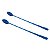 CJ 2 COLHERES AÇO INOX BAILARINA OXFORD AZUL 30cm - Imagem 1