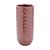 VASO DECORATIVO CERÂMICA VERMELHO/BRANCO 13x30cm - Imagem 3