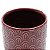 VASO DECORATIVO CERÂMICA VERMELHO/BRANCO 11x11cm - Imagem 4
