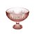 CENTRO DE MESA CRISTAL C/PÉ QUEEN ROSA 25x20cm - Imagem 1