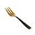 CJ 6 GARFOS AÇO INOX P/BOLO PISA ROSÉ GOLD/PRETO - Imagem 1