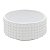 VASO DECORATIVO CERÂMICA BRANCO 16x7cm - Imagem 1