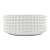 VASO DECORATIVO CERÂMICA BRANCO 16x7cm - Imagem 2