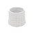 VASO DECORATIVO CERÂMICA BRANCO 8x7cm - Imagem 1