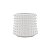 VASO DECORATIVO CERÂMICA BRANCO 8x7cm - Imagem 2