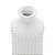 VASO DECORATIVO CERÂMICA BRANCO 9x20cm - Imagem 3