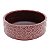 VASO DECORATIVO CERÂMICA VERMELHO/BRANCO 16x7cm - Imagem 1