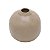 VASO DECORATIVO CERÂMICA AREIA 13x12cm - Imagem 1