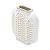 VASO DECORATIVO CERÂMICA BRANCO/AREIA 19x8x20cm - Imagem 4