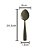 COLHER AÇO INOX P/SERVIR PISA PRETO - Imagem 3