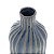 VASO DECORATIVO CERÂMICA PRETO 9x15cm - Imagem 3