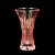 VASO CRISTAL QUEEN ROSA 15x10x24cm - Imagem 2