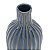 VASO DECORATIVO CERÂMICA PRETO 10x20cm - Imagem 3